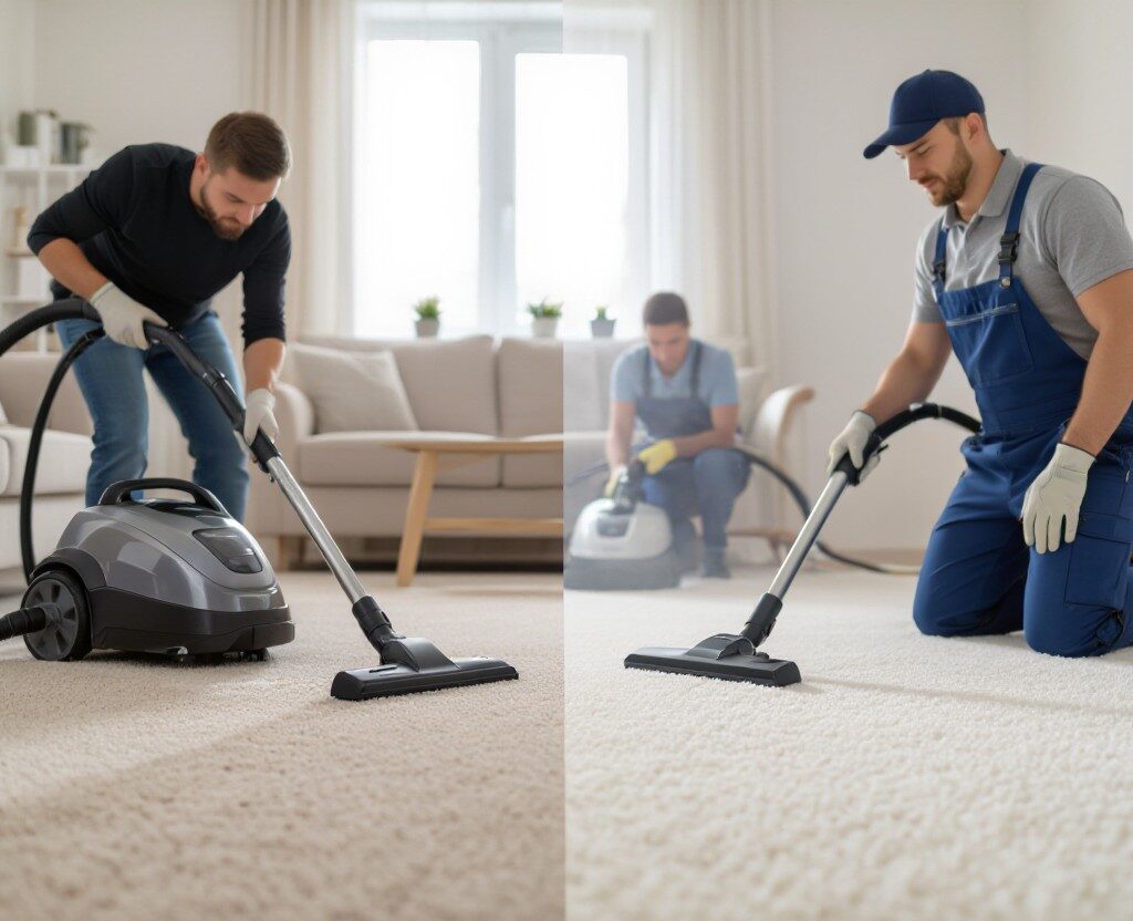 professional carpet cleaning vs diy key differences grb