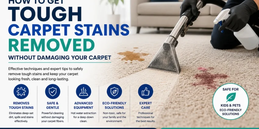 remove carpet stains without damaging carpet