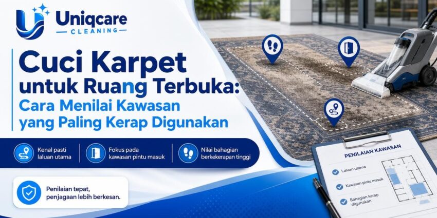 Cuci Karpet untuk Ruang Terbuka: Cara Menilai Kawasan yang Paling Kerap Digunakan - Uniqcare Cleaning