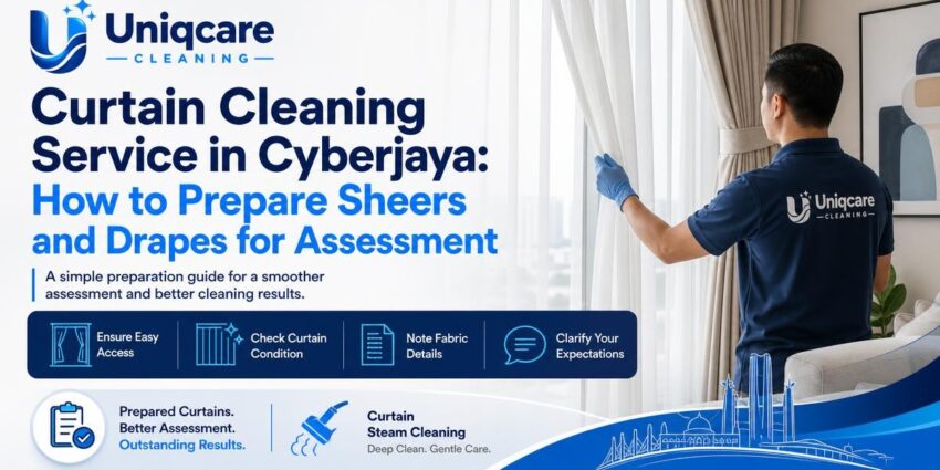 Curtain Cleaning Service in Cyberjaya: How to Prepare Sheers and Drapes for Assessment - Uniqcare Cleaning