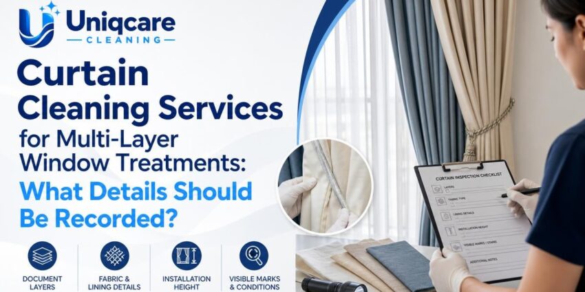 Curtain Cleaning Services for Multi-Layer Window Treatments: What Details Should Be Recorded? - Uniqcare Cleaning