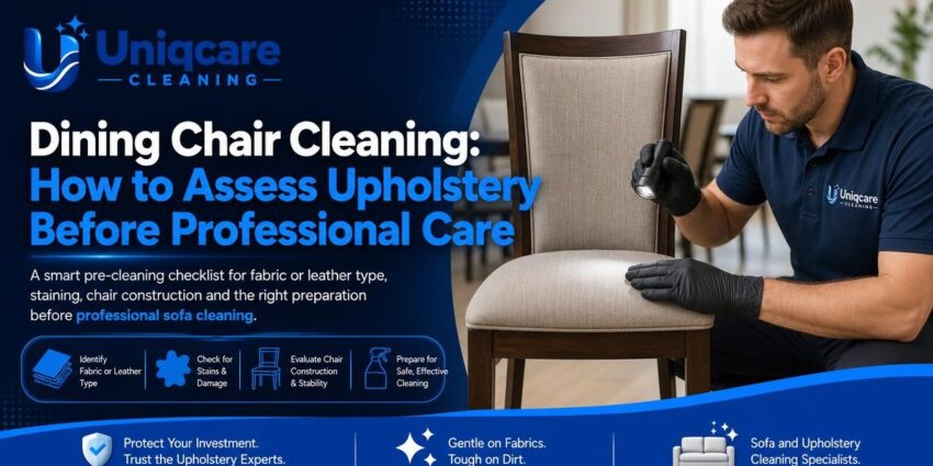 Dining Chair Cleaning: How to Assess Upholstery Before Professional Care - Uniqcare Cleaning