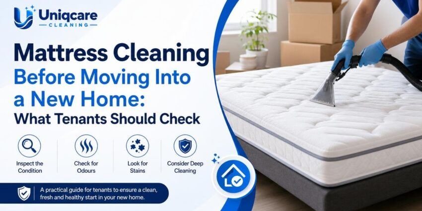 Mattress Cleaning Before Moving Into a New Home: What Tenants Should Check - Uniqcare Cleaning