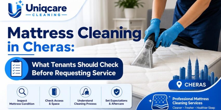 Mattress Cleaning in Cheras: What Tenants Should Check Before Requesting Service - Uniqcare Cleaning