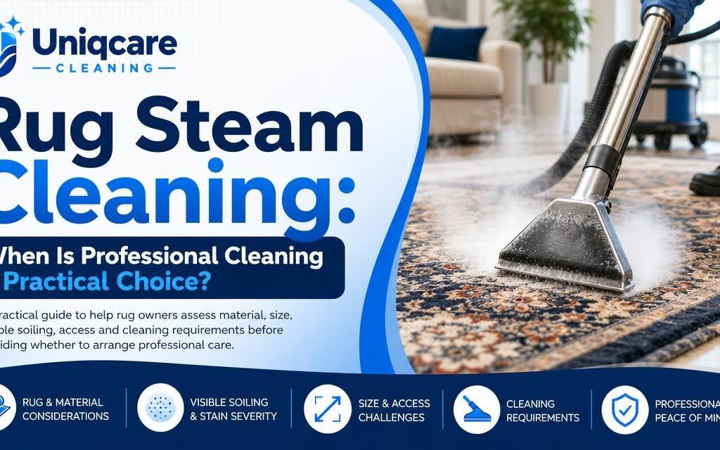 Rug Steam Cleaning: When Is Professional Cleaning a Practical Choice? - Uniqcare Cleaning
