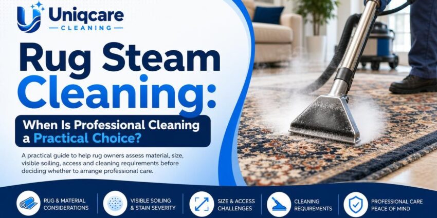 Rug Steam Cleaning: When Is Professional Cleaning a Practical Choice? - Uniqcare Cleaning