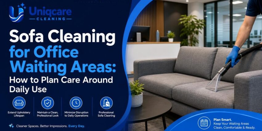 Sofa Cleaning for Office Waiting Areas: How to Plan Care Around Daily Use - Uniqcare Cleaning