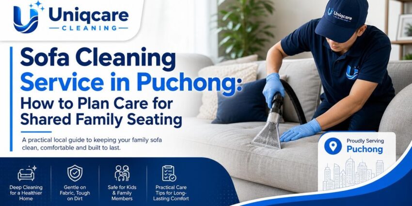 Sofa Cleaning Service in Puchong: How to Plan Care for Shared Family Seating - Uniqcare Cleaning