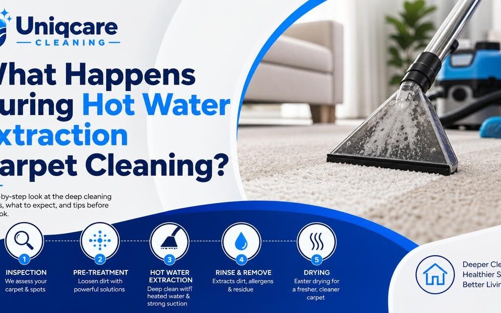 What Happens During Hot Water Extraction Carpet Cleaning? - Uniqcare Cleaning